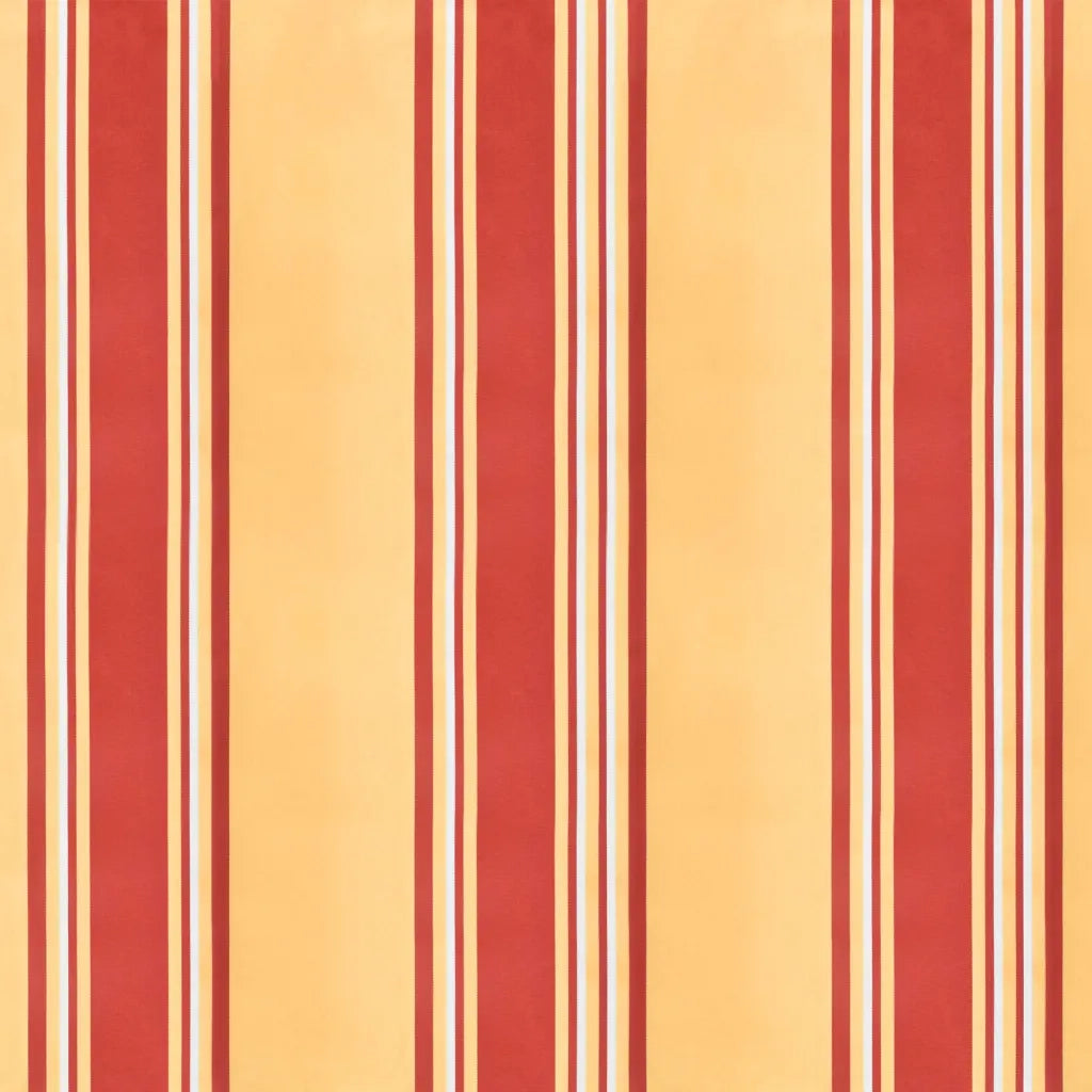 Tessuto Ricambio per Mantovana Tenda Righe Giallo Arancione 3 m 367792
