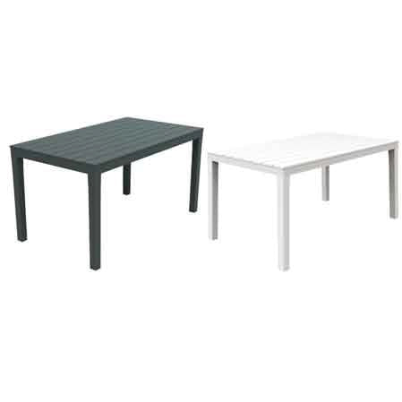 TAVOLO COMPONIBILE RETTANGOLARE 'SUMATRA' cm 138x80x72h - Col. Antracite - PRO GARDEN
