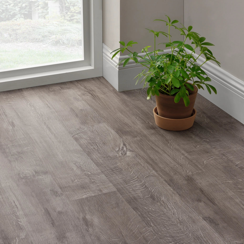 Piastrelle Adesive Vanola in PVC per Spazi Interni 28 listoni = 3,92 m² Effetto Quercia Slashed NEU.HOLZ