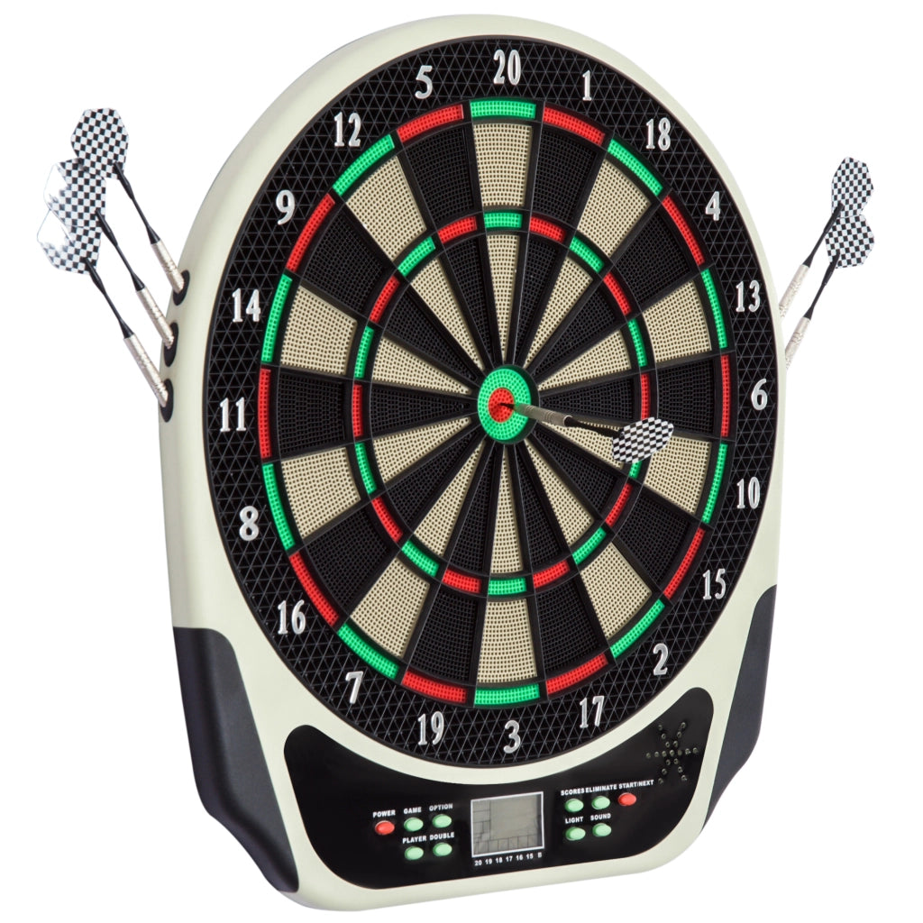 Bersaglio Freccette Elettronico ¨C Xylo ¨C Display LED, 6 Freccette, 18 Giochi, 159 Varianti, 8 Giocatori