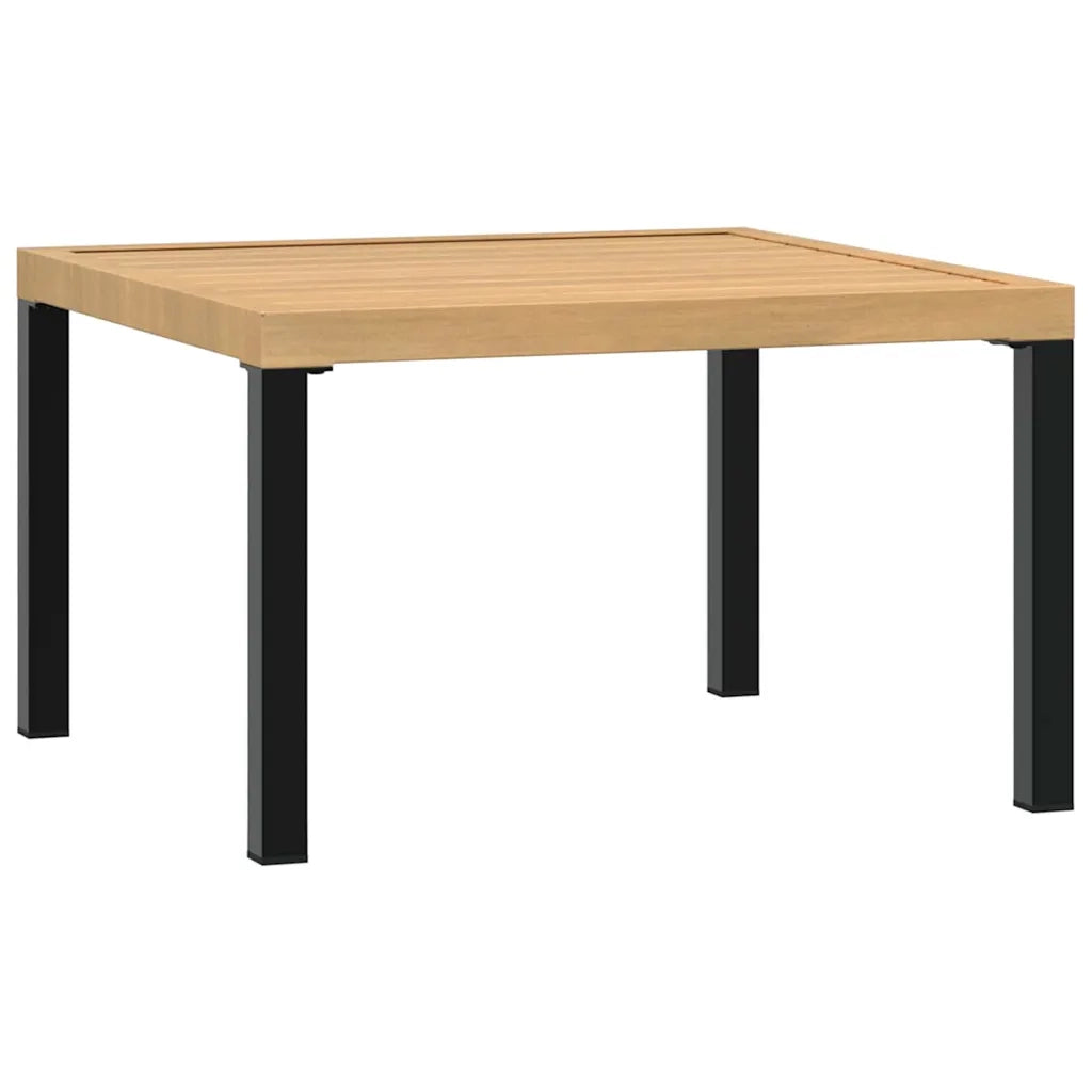 vidaXL Set Divani da Giardino 4 pz con Cuscini in Alluminio Nero