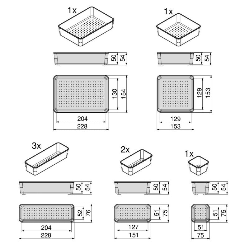 Recycle contenitore per la raccolta differenziata e per l'appendiabiti Recycle, 1 contenitore da 5 lt, con coperchio, ..