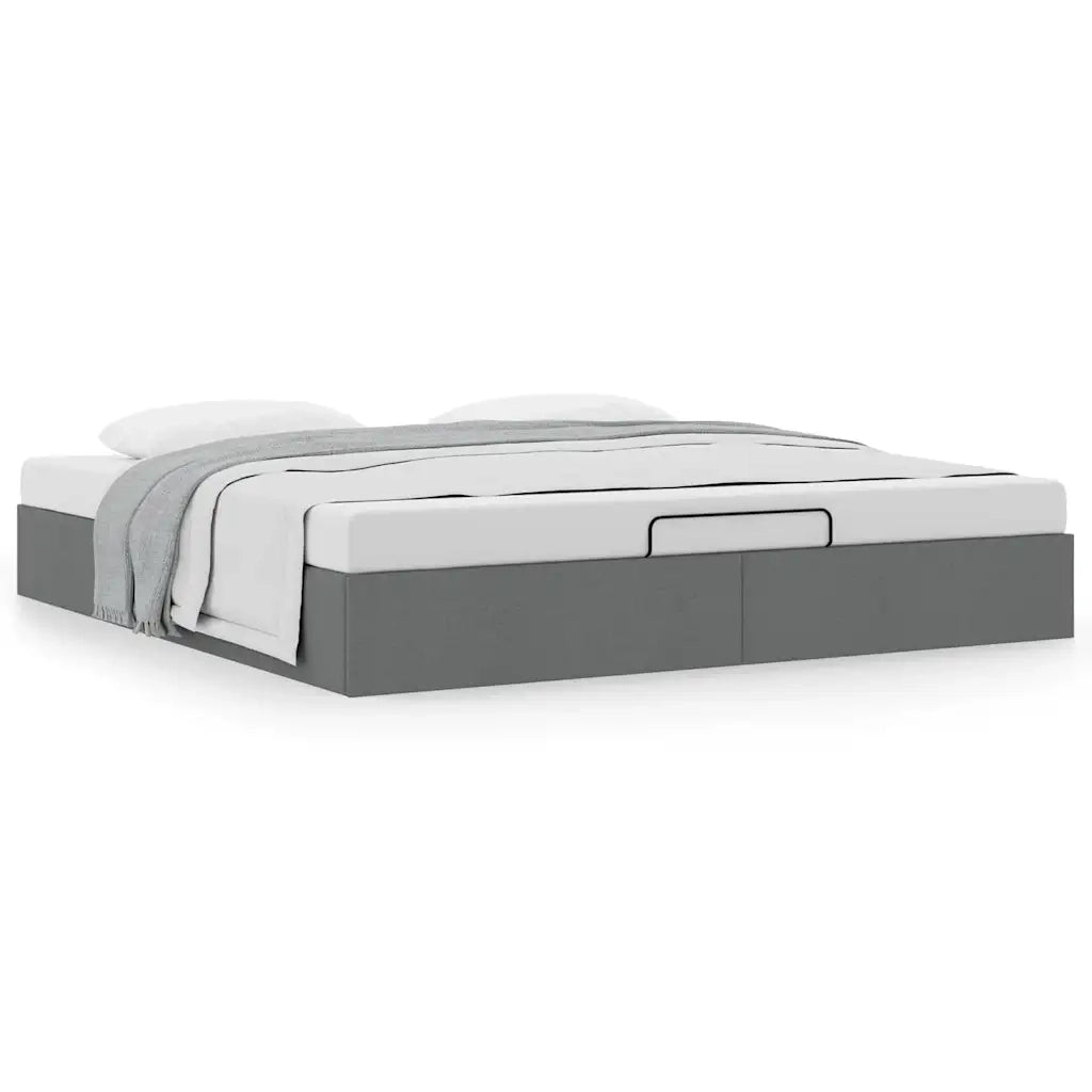 Struttura Letto Pouf senza Materasso 160x200 cm in Tessuto 3310890