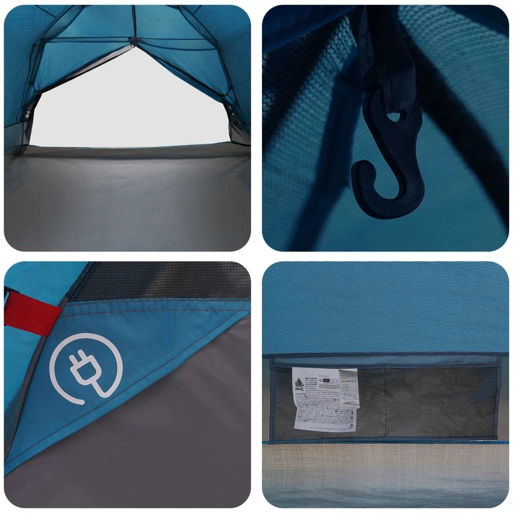 Tenda da backpacking Blu 4 persone 42017413