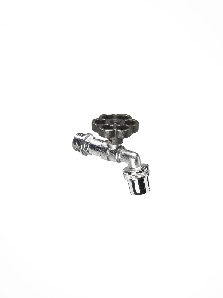 Rubinetto con manopola a fiore Belfer colorato Ø 29 mm Colore: Antracite