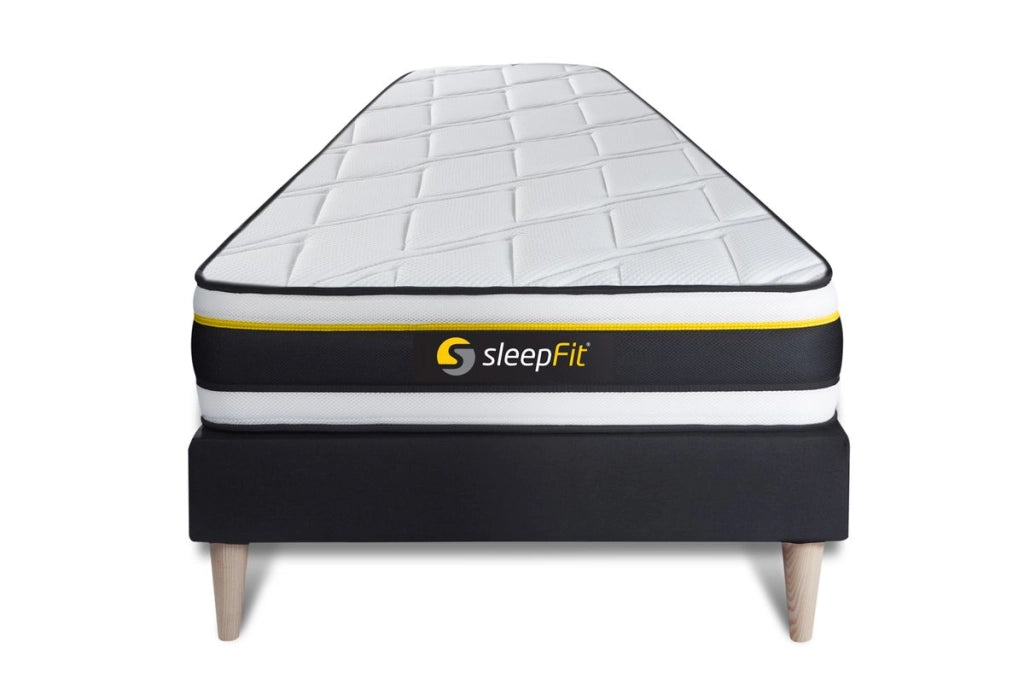 Kit rete e materasso matrimoniale SOFT 90x190cm - Spessore : 19cm - Foam HD con struttura microalveolare - Molto rigido