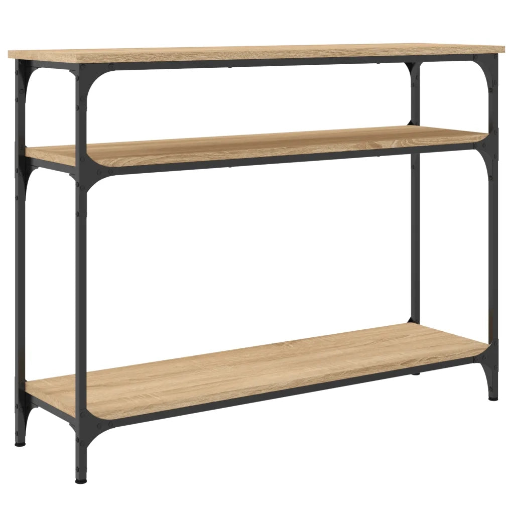 Tavolo Consolle | Tavolo d'Ingresso Rovere Sonoma 100x29x75 cm in Legno Multistrato