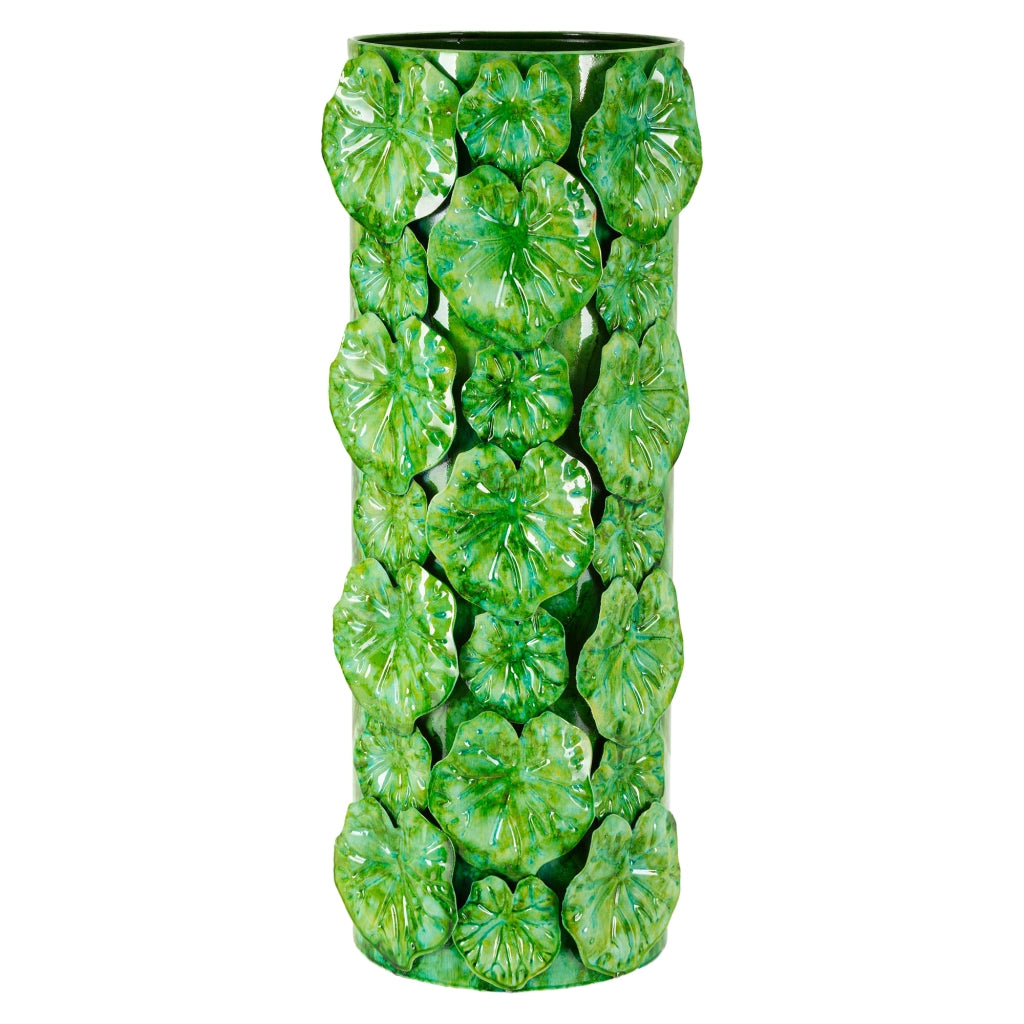 Barri, Vaso Disegni con Foglie, Verde