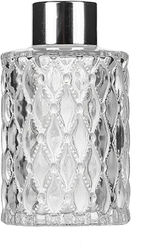 Diffusore Aromaterapico in Vetro da 150ml - DIY Accessori per la Riscaldamento - Accessori per l'Arredamento - Base Solida - Design in Cristallo - Diffusore per Aromi