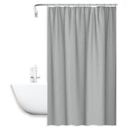Trade Shop - Tenda Doccia Antimuffa Impermeabile 180x200cm Con Anelli Bagno Grigio Chiaro 69850 -