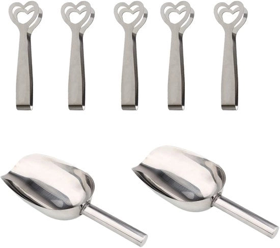 Set di congelatori per dolci - Astucci in acciaio inossidabile - Astucci per gelato - Astucci per salate - Facili da pulire