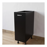 Calandrelli Base Cucina L 40 P 55,5 H 72 cm Nero 1 Anta