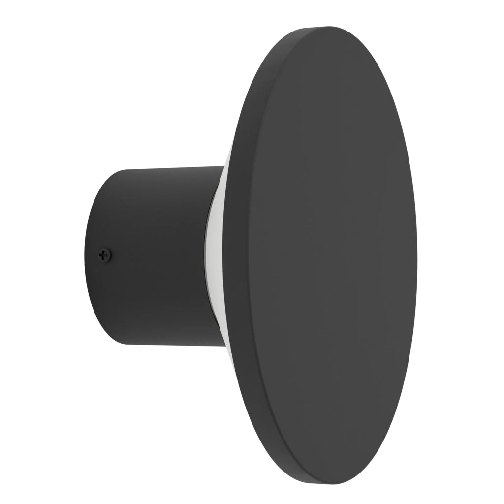 Esterno Lampade Da Parete Moderno Rigosa Acciaio Nero Led 10W 1100Lm Ip44