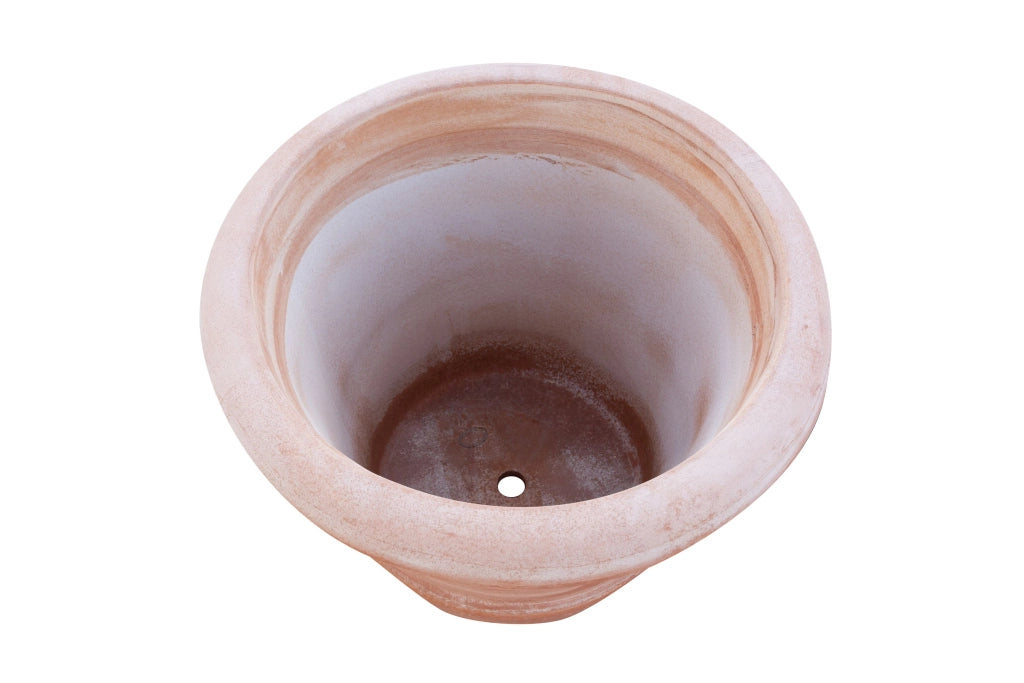 Biscottini Vaso in Terracotta 100% Made in Italy interamente Lavorata a Mano orcio conca