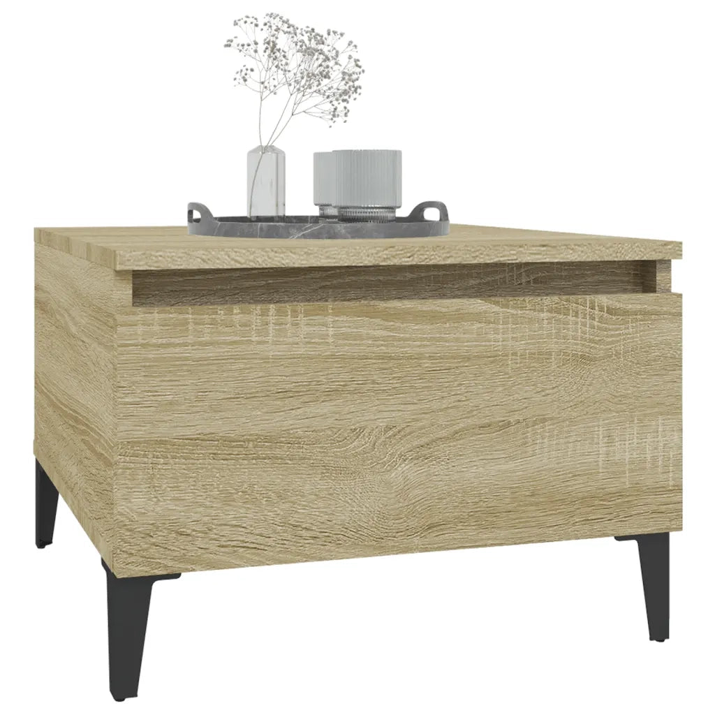 Tavolino Rovere Sonoma 50x46x35 cm in Legno Multistrato 819522