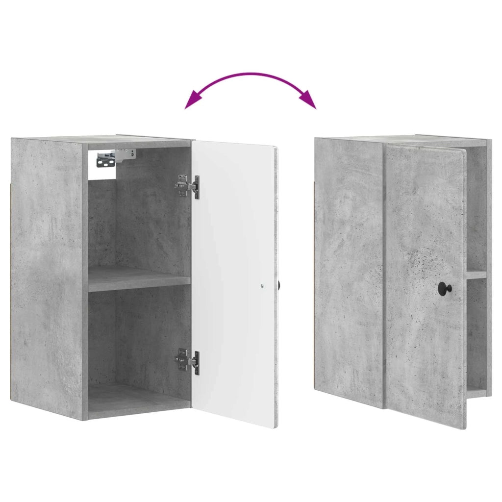 Armadio da bagno a muro BREDA Grigio Cemento 30 x 31 x 59 cm 897468