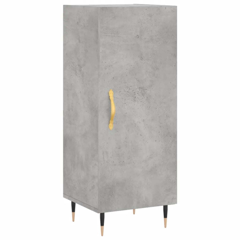 Credenza Grigio Cemento 34,5x34x180 cm in Legno Multistrato 3200117