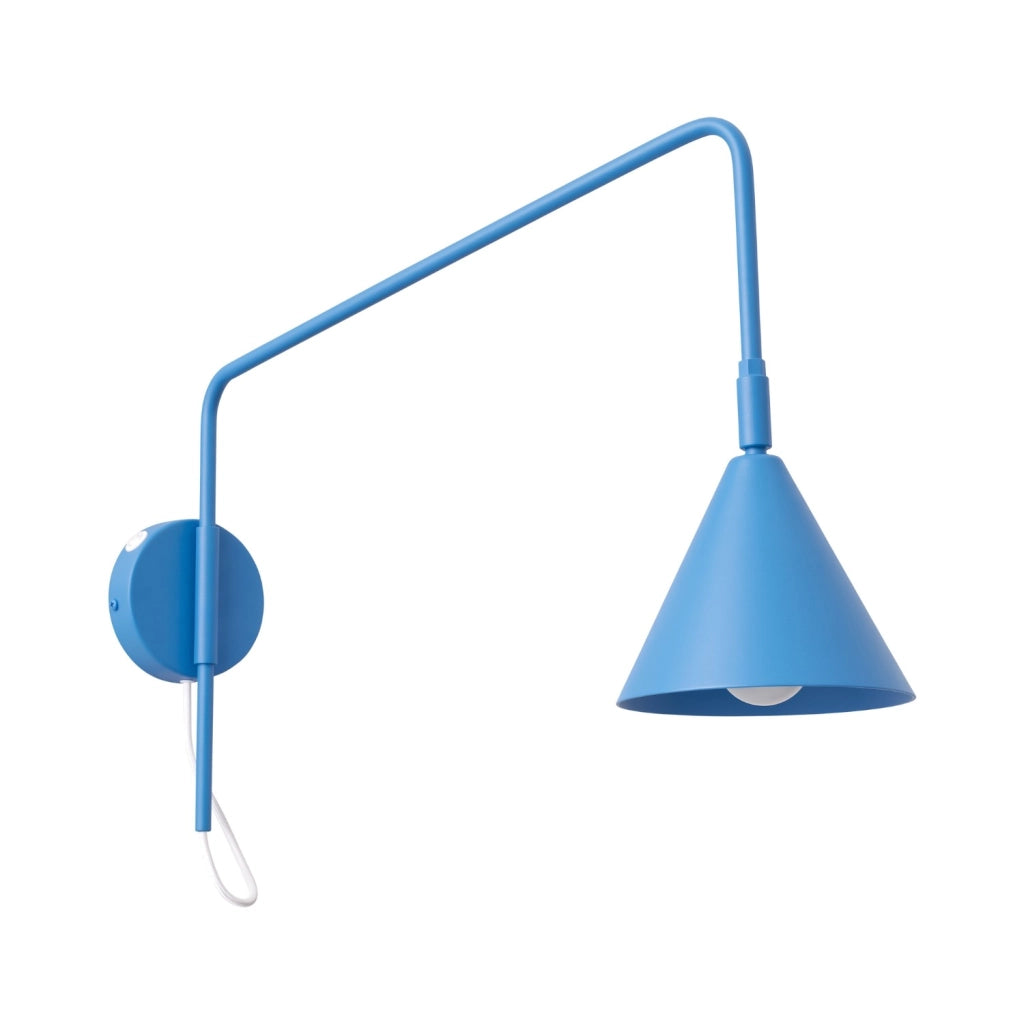 Applique NOX 1 azzurro con interruttore