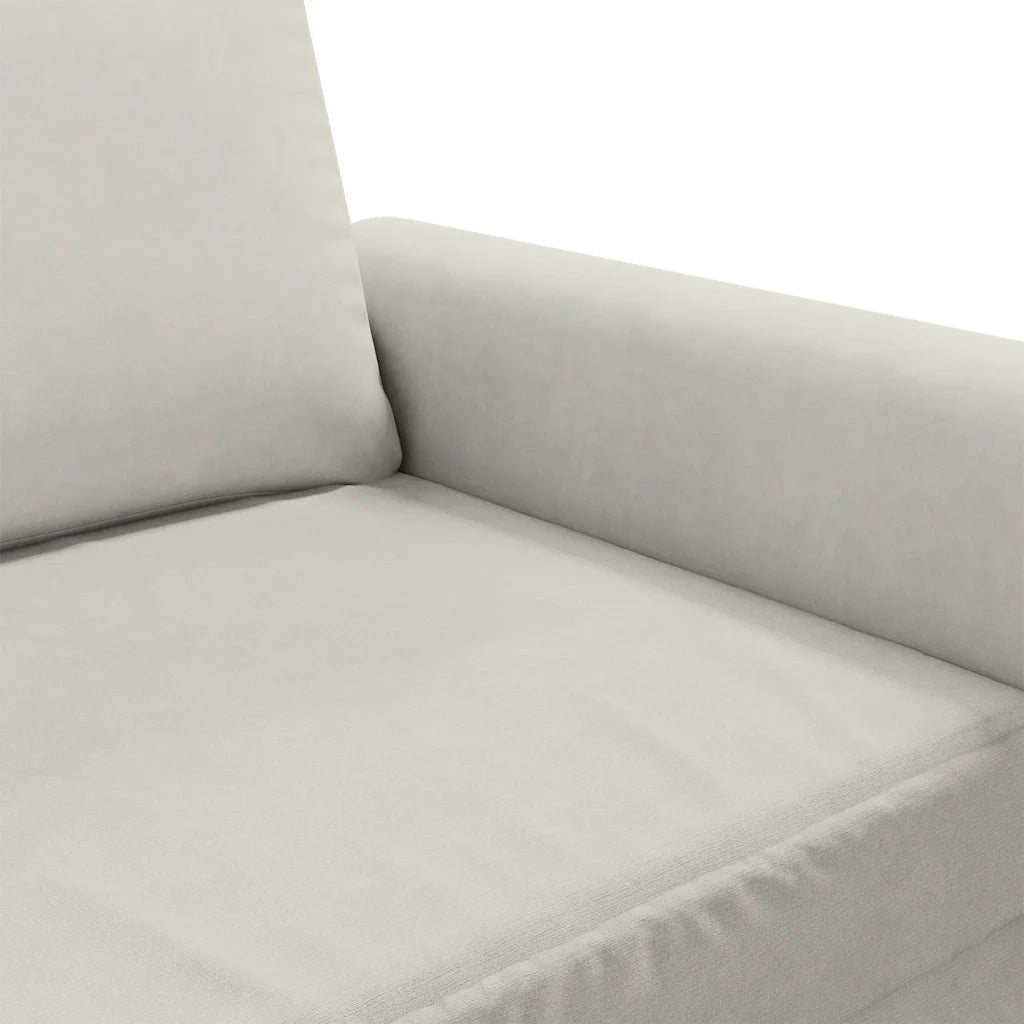 Divano a 2 Posti-Sofa 2 Posti crema 120 cm in Velluto 101766