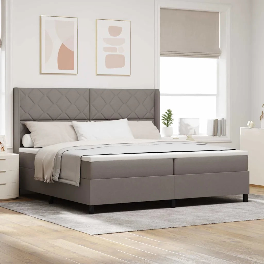 Letto a molle con materasso Talpa 200 x 200 cm Tessuto 3341732