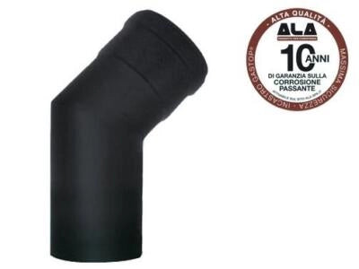 GOMITI GOMITO CURVE ALA 2MM AETERNUM NERO 45 CM.8 - 10 PER STUFE STUFA PELLET