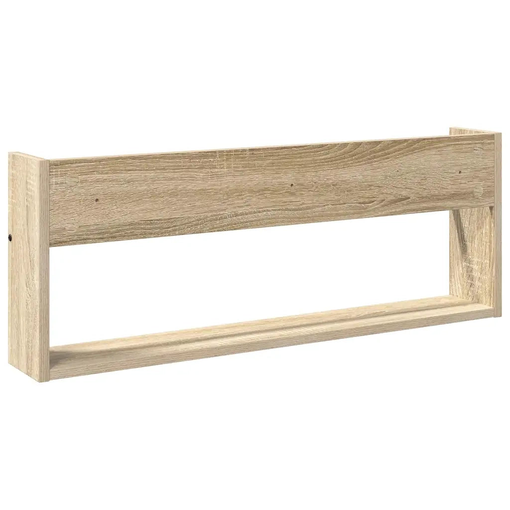 Scaffale per riviste Rovere Sonoma 80 x 12 x 30 cm CFW7264142