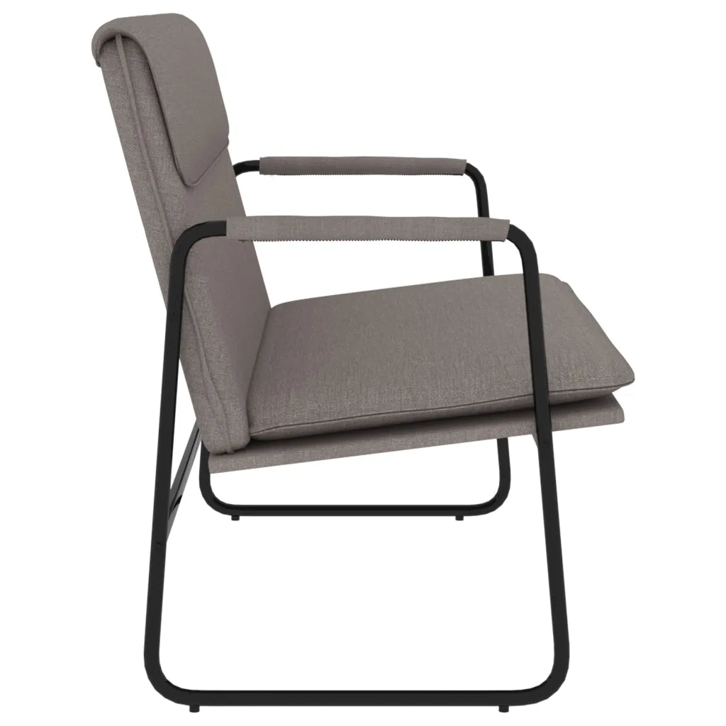 Panca Tortora 100x64x80 cm in Tessuto 351356