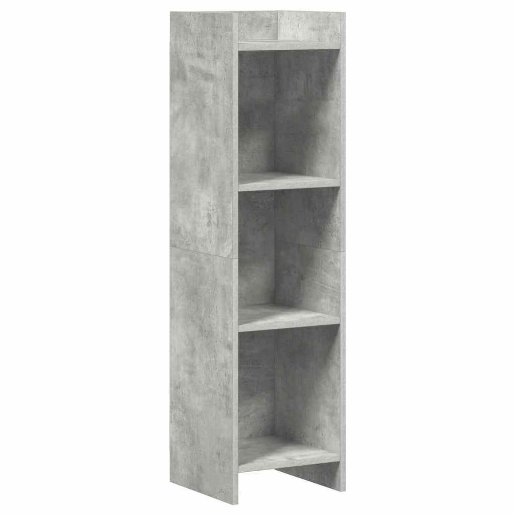 Libreria Grigio Concretè 30 x 30 x 111 cm Legno ingegnerizzato 8011278