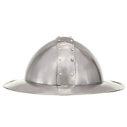 Elmo da Cavaliere Medievale Antico LARP in Acciaio Argento CFW1946022