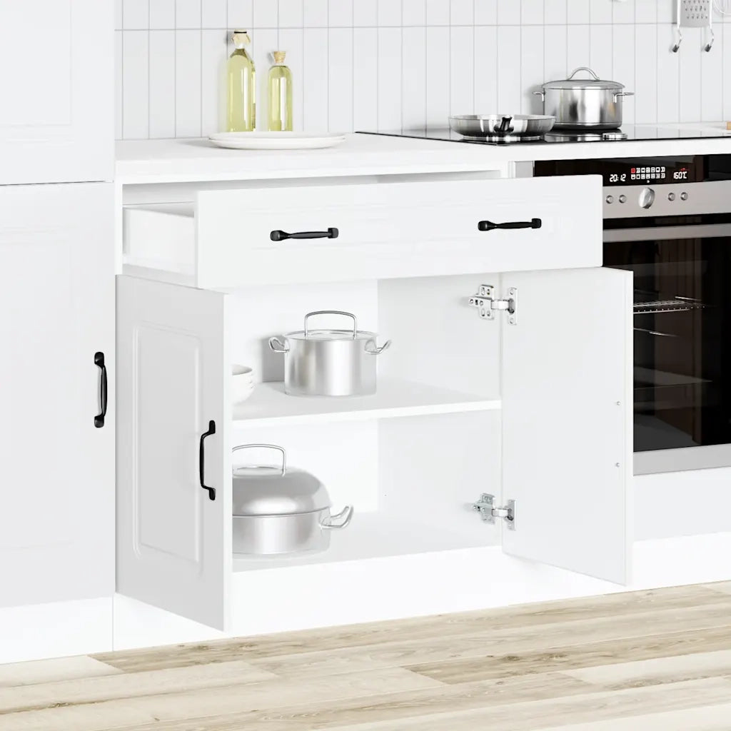 vidaXL Base da Cucina Kalmar Bianco in Legno Multistrato