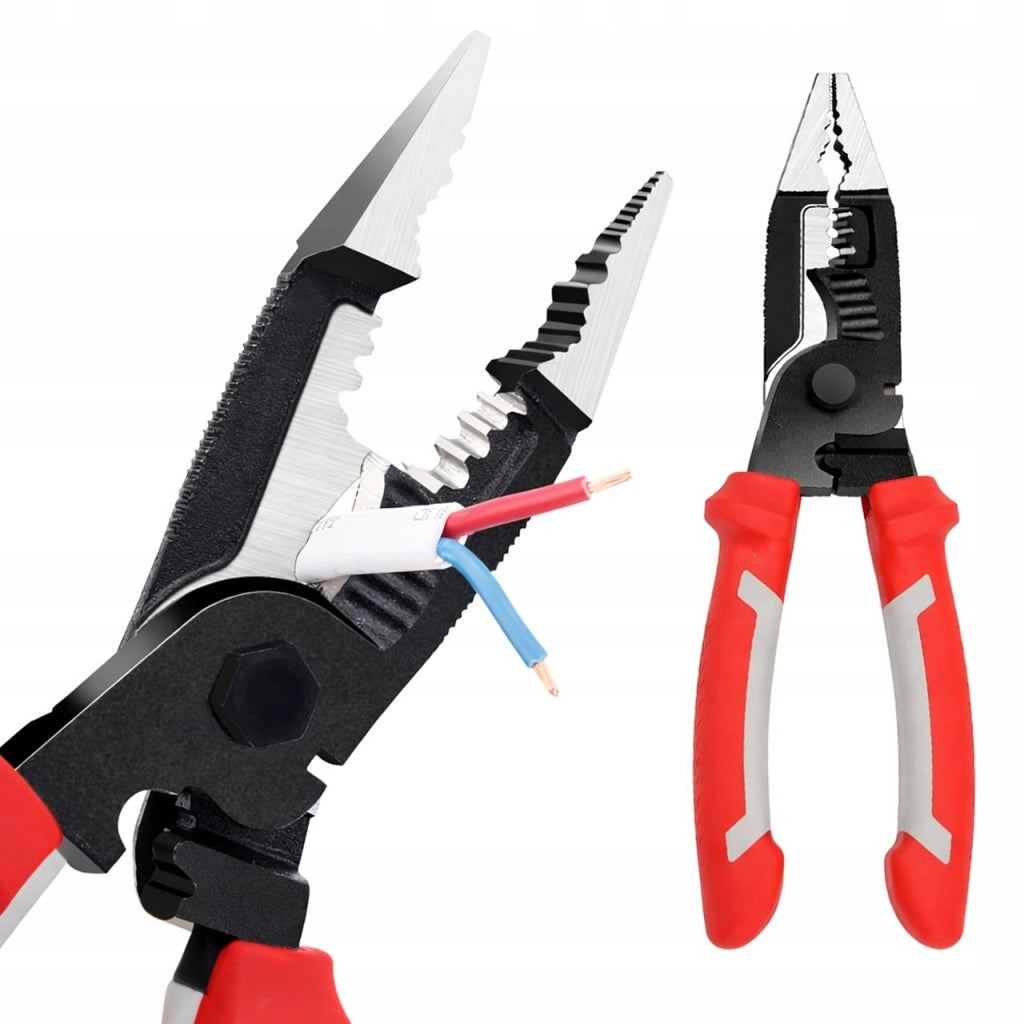 Pinza Elettricista 9 in 1 – Multiuso 215 mm | Acciaio Cr-V, Manico Antiscivolo