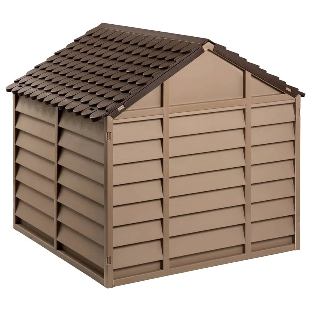 Cuccia per cani 86 x 84 x 82 cm Polipropilene marrone 02_0043457