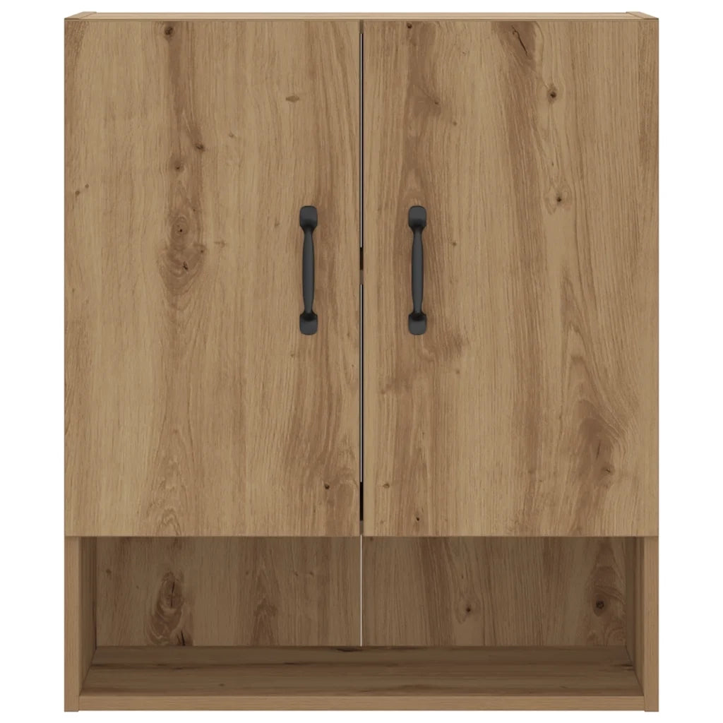 Armadietto a Muro Rovere Artigianale 60x31x70 cm in Truciolato
