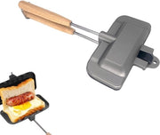 Macchina per toastie bipolare con maniglia in legno - Sandwich maker & Pane tostatore