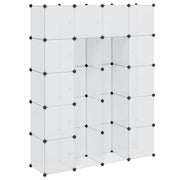 Armadietto Modulare 14 Scomparti Bianco 37 x 146 x 180,5 cm CFW6826698