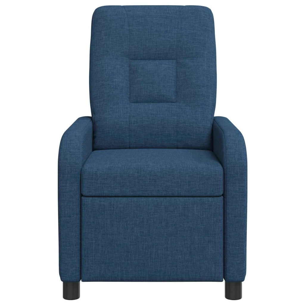 Divano Sedia-Poltrona reclinabile Blu Tessuto 910592