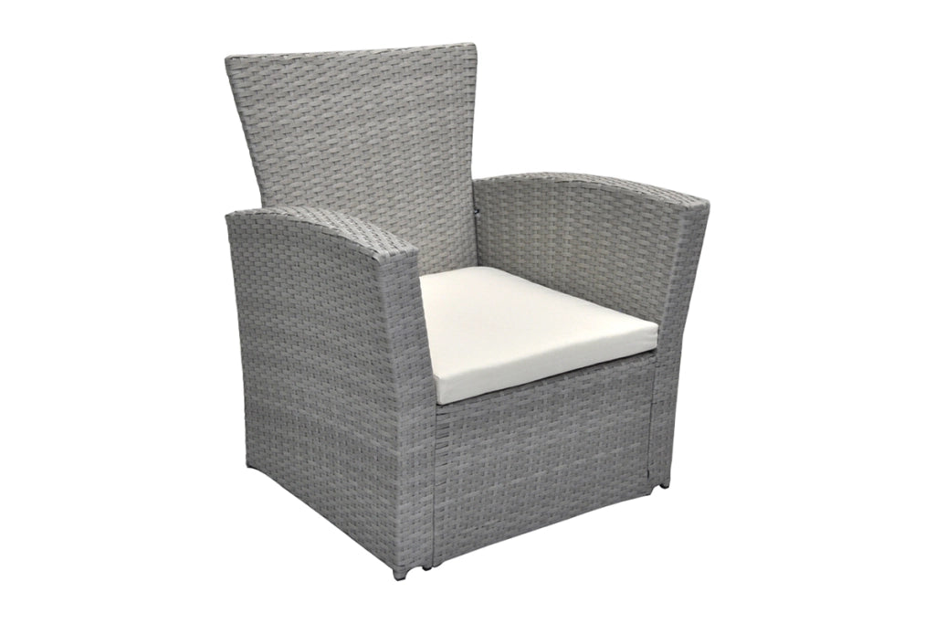 Salotto da giardino in rattan, set di divani da esterno in polyrattan tortora Aurora - RT-A03ZB