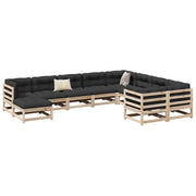 Set Divani da Giardino 10 pz in Legno Massello di Pino 3299636
