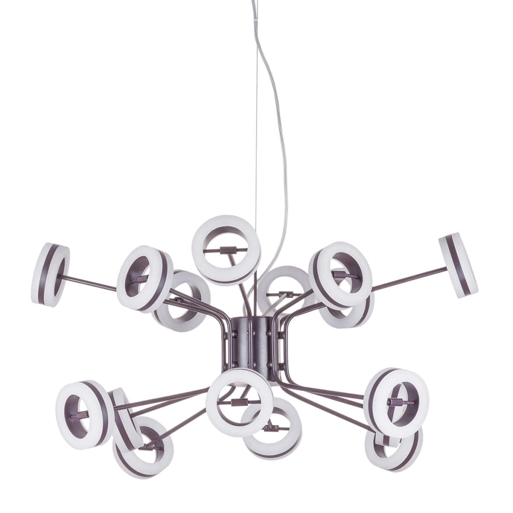 Lampadario Italux Metis LED 16 luci bronzo 3000K calda