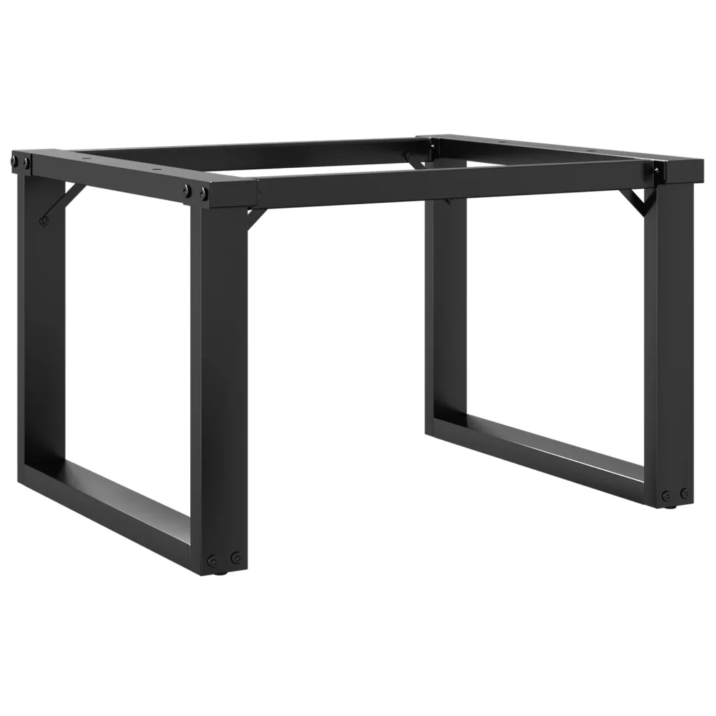 Telaio Gambe a O per Tavolino da Salotto 60x50x38 cm in Acciaio 357871