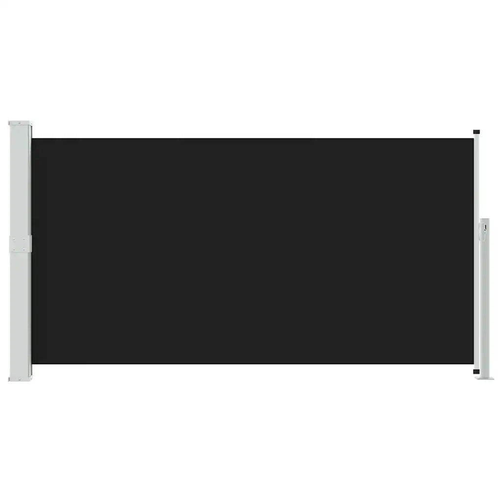 Tenda da Sole | Tenda laterale Retrattile per Patio 170x300 cm Nera