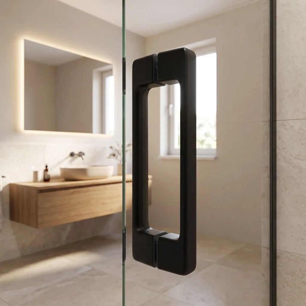 Maniglia Per Porta Doccia Rea 02 Black