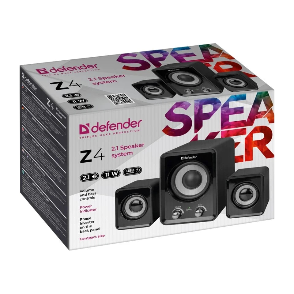 Altoparlanti per computer DEFENDER Z4 2.1 11W USB