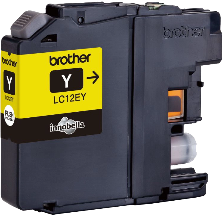Brother LC12EY cartuccia d'inchiostro 1 pz Originale Giallo