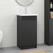 Mobile da bagno con lavabo Nero 42 x 40 x 84,5 cm 890085
