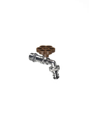 Rubinetto con manopola a fiore Belfer colorato Ø 29 mm Colore: Ruggine