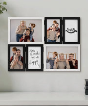 Set di 6 Fotolijst Collage Bianco - 13x18 Fotolijst - 8x13 Fotolijst - Galerielijste di Alta Qualità - Design Moderno - Collage Lijst
