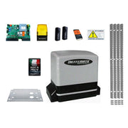 KIT MOTORE 900KG SCORREVOLE AUTOMATICO CON 4 MT CREMAGLIERA FERRO 230V KV9