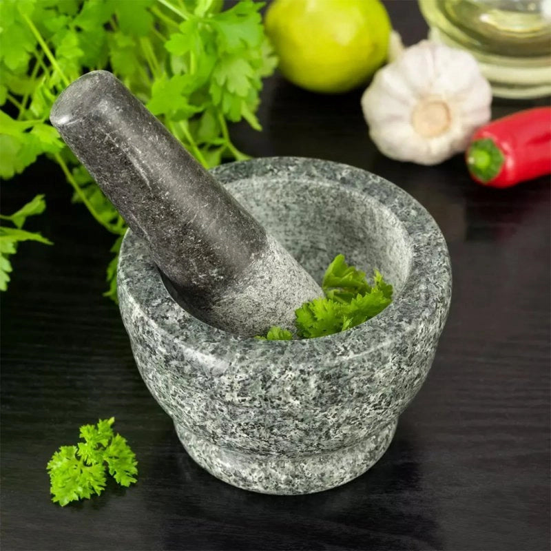 Set di mortaio e pressino in granito naturale Kinghoff KH-3359