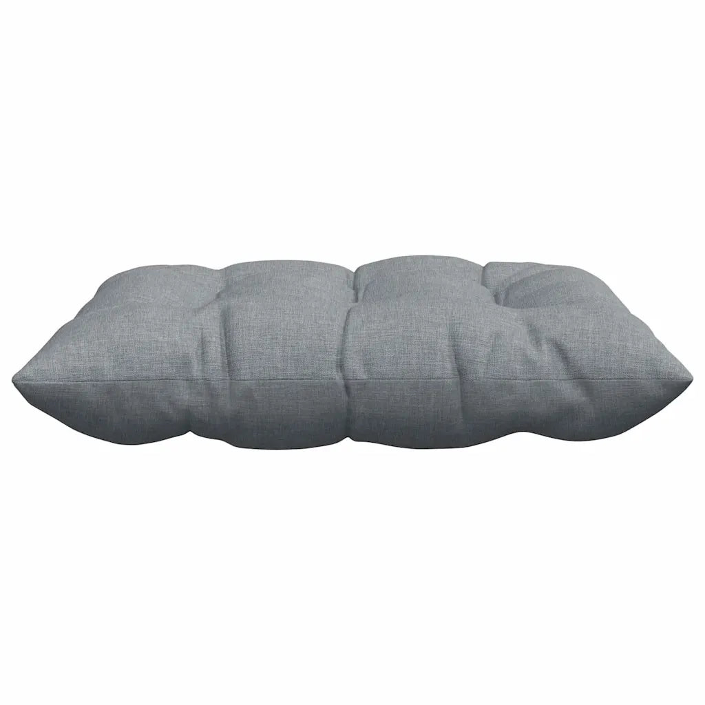 Cuscini per Seduta 4 pz | Cuscini per sedie Grigio chiaro 40 x 40 x 6 cm Tessuto